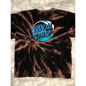 Santa Cruz Skateboards reverse tie dye tee